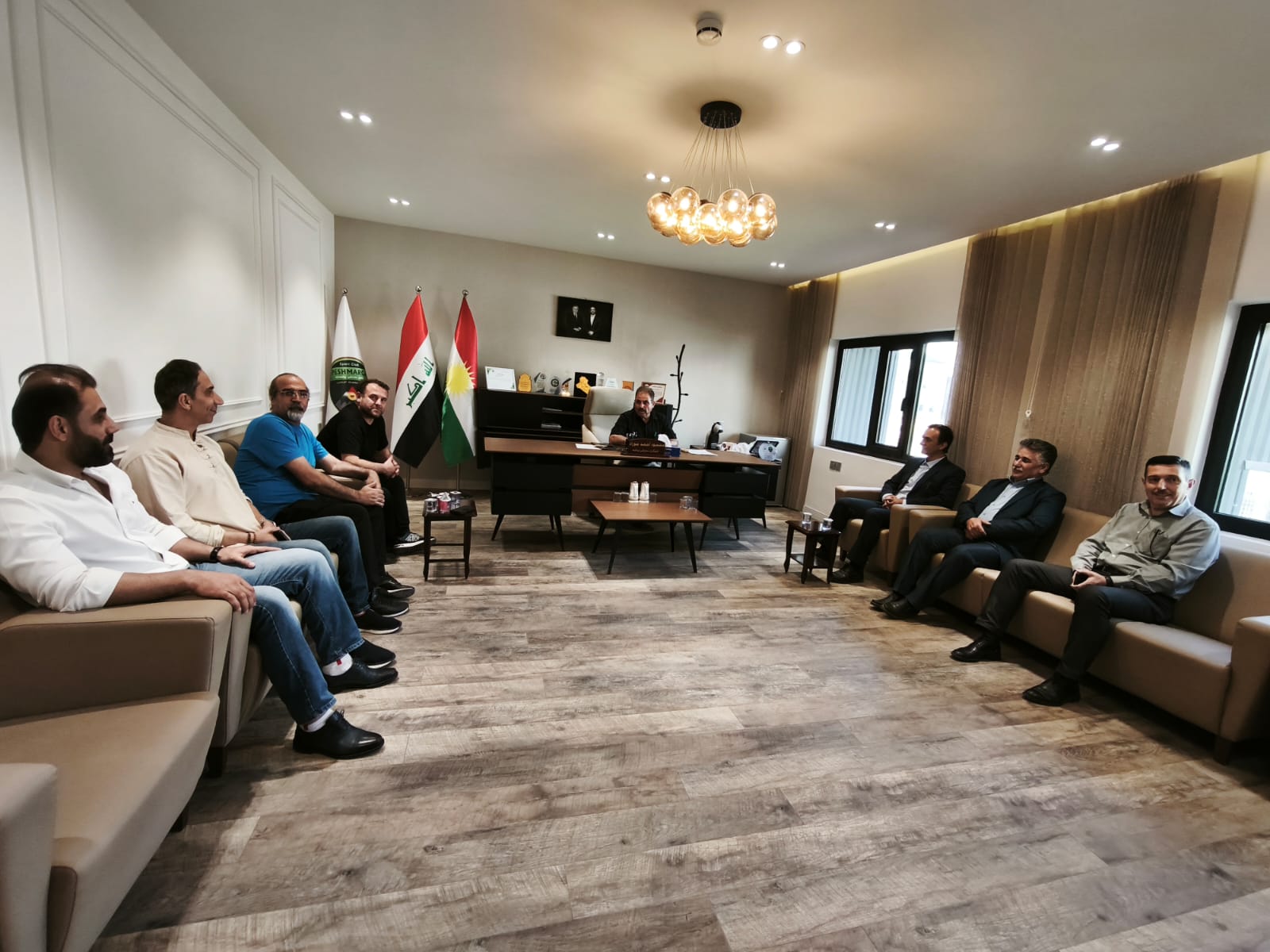 رایزنی هیات کاراته استان کردستان با مقامات اقلیم