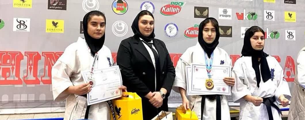 حضور تیم بانوان استان کردستان در مسابقات قهرمانی کشور ،سبک شین کیوکوشین