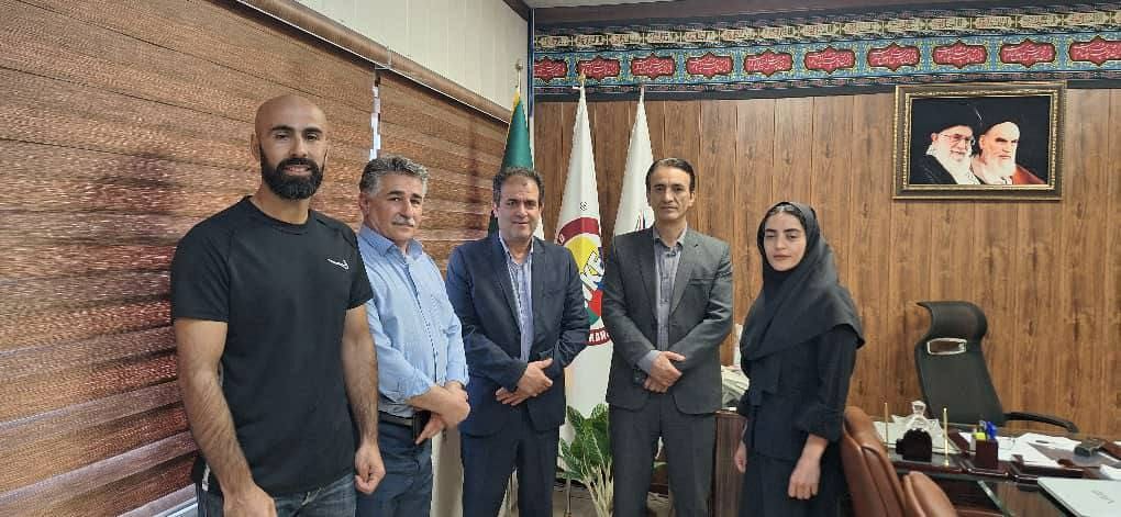 تبریک هیات کاراته استان به دکتر مسعود رهنما